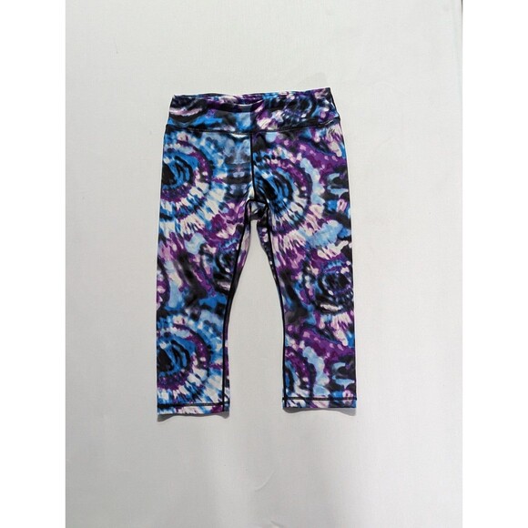 Nicole‎ Miller  Women's Large Multi Color Tie Dye Athletic Capri Pants - Picture 1 of 8